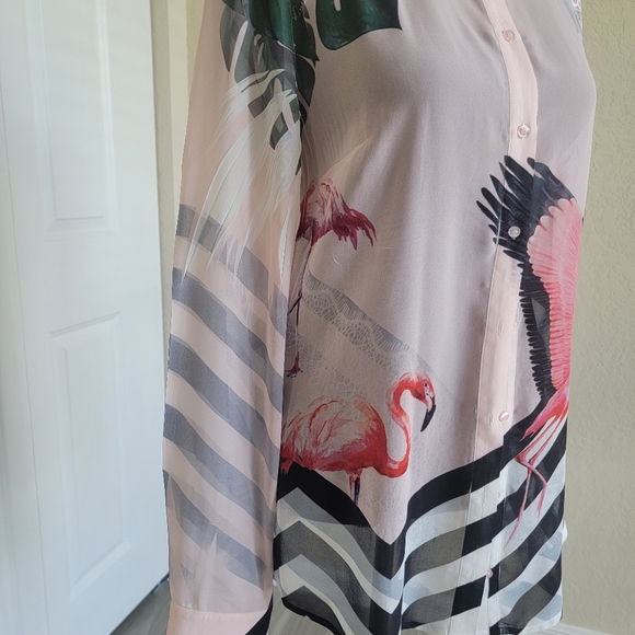 Chiffon Printed Blouse - Picture 5 of 9